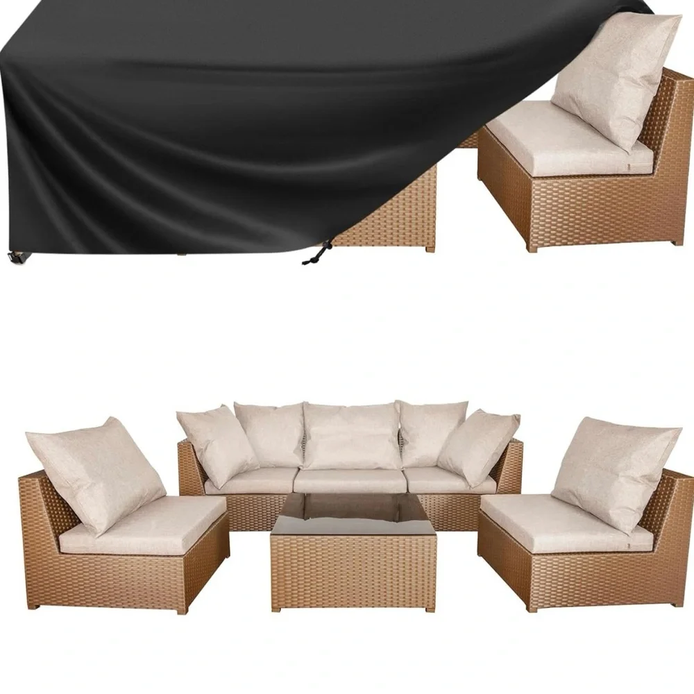 Tan and Cream Furniture Covers for Elegant Accents